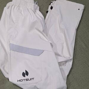 Women's Hotsuit White Track Pants Sz XL